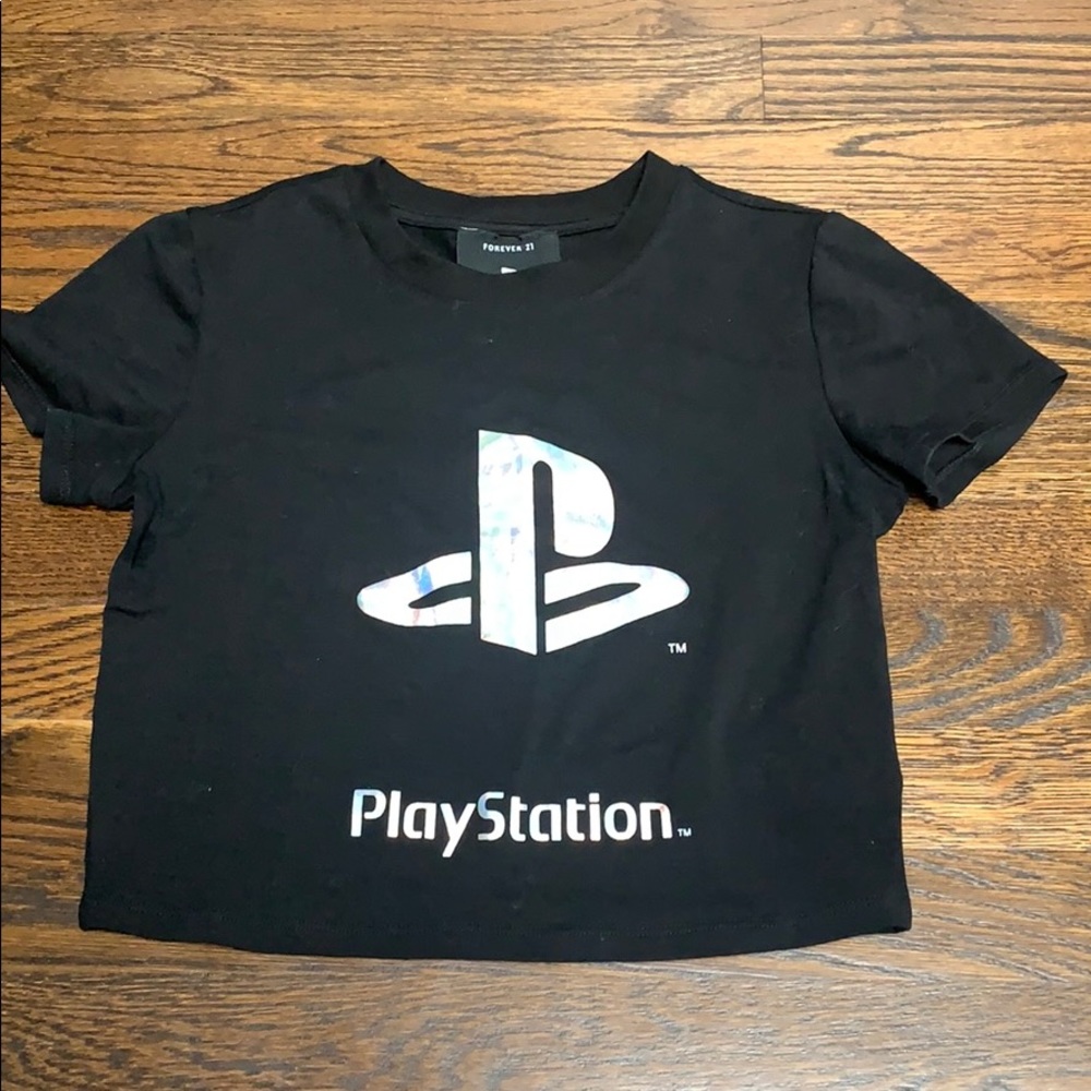 Trendy PlayStation crop top